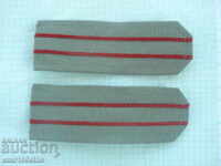 Офицерски пагони , комплект от 2 бр.- Неупотребявани