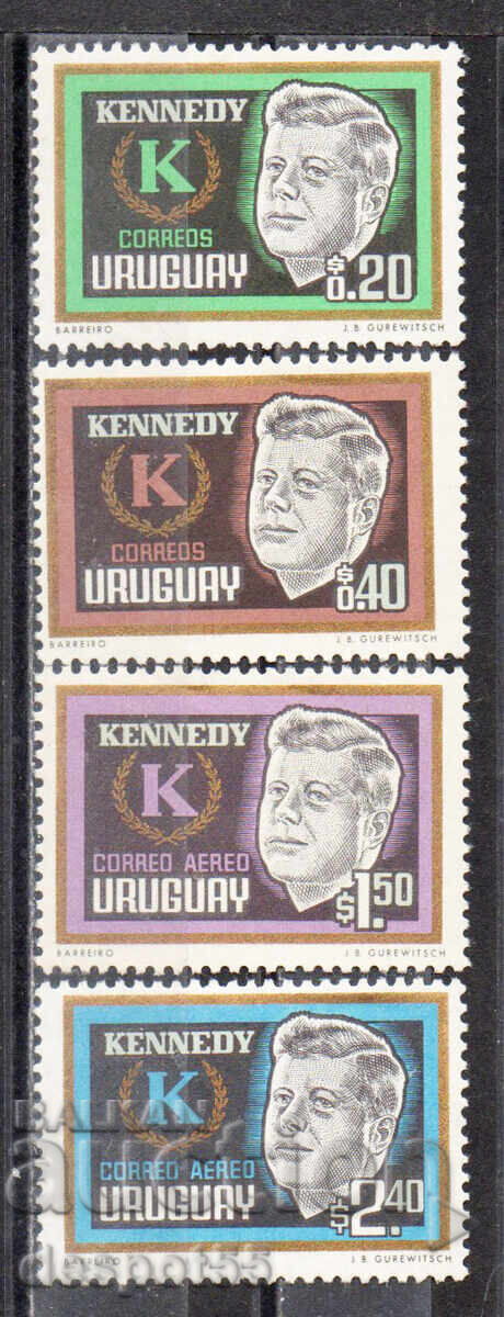 1965. Ουρουγουάη. Ένα έτος από τον θάνατο του προέδρου Τζον Κένεντι