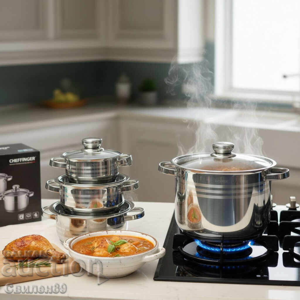 Cheffinger 10-Piece Cookware Set - Always Delicious Food