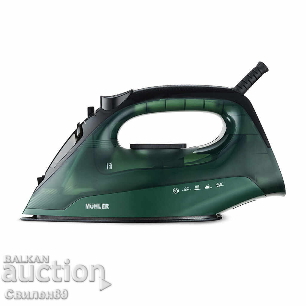 Παράδοση Ατμοσίδερο Muhler SI-2520C, 2400W, κεραμική πλάκα, παροχή ατμού