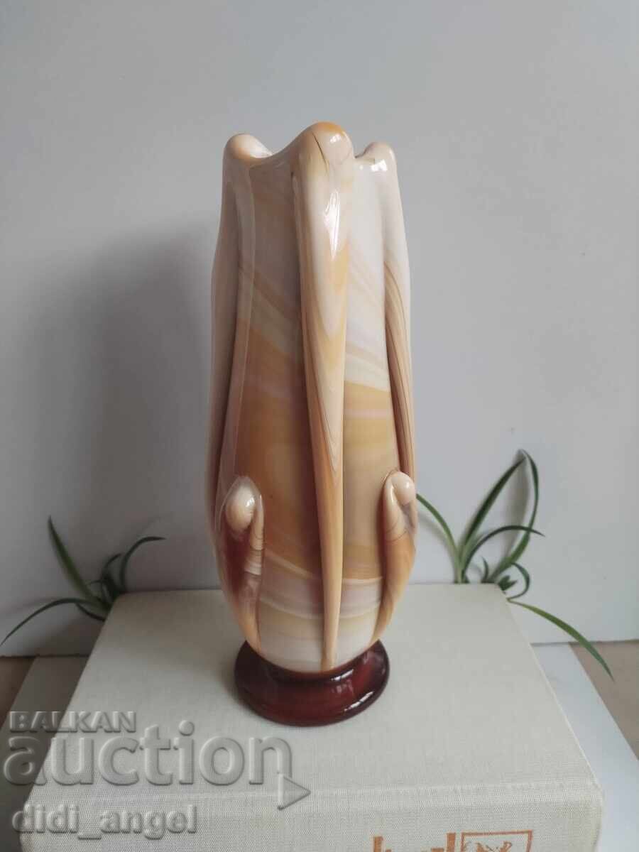 Δημοπρασία Σοβιετικό γυάλινο βάζο