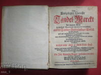 Carte veche originală, tipărită în limba germană, în 2 părți