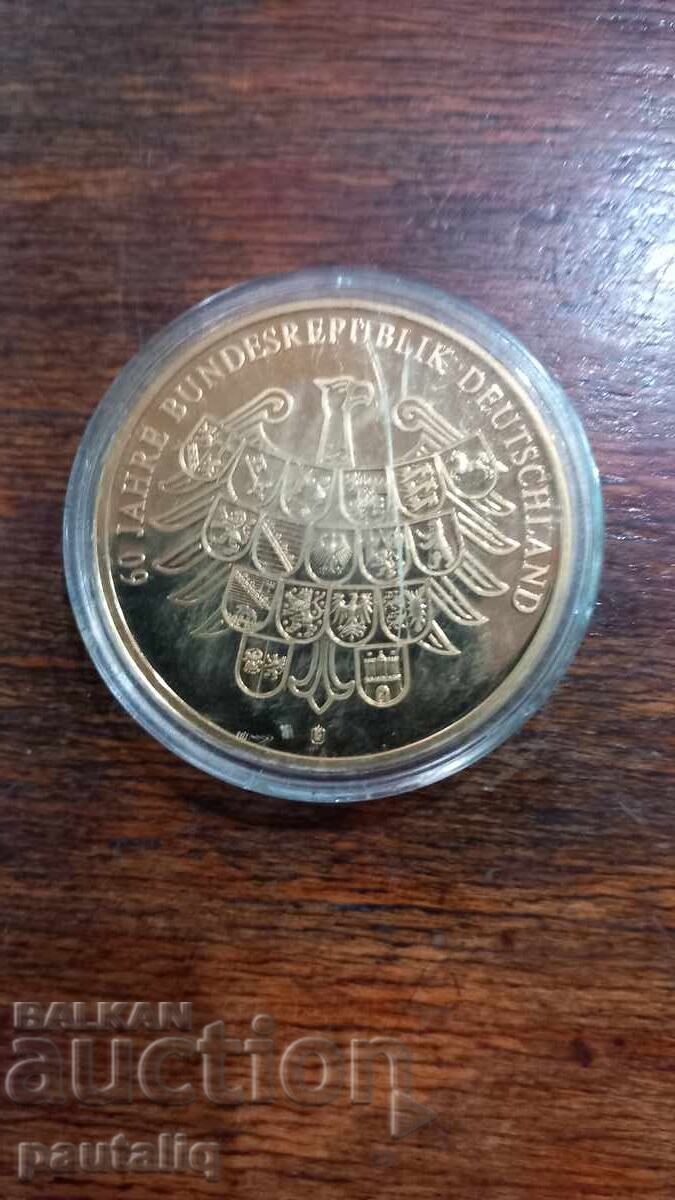 Παράδοση Πλακέτα επιχρυσωμένη Γερμανία 2004 Παράδοση Πλακέτα επιχρυσωμένη Γερμανία 2004