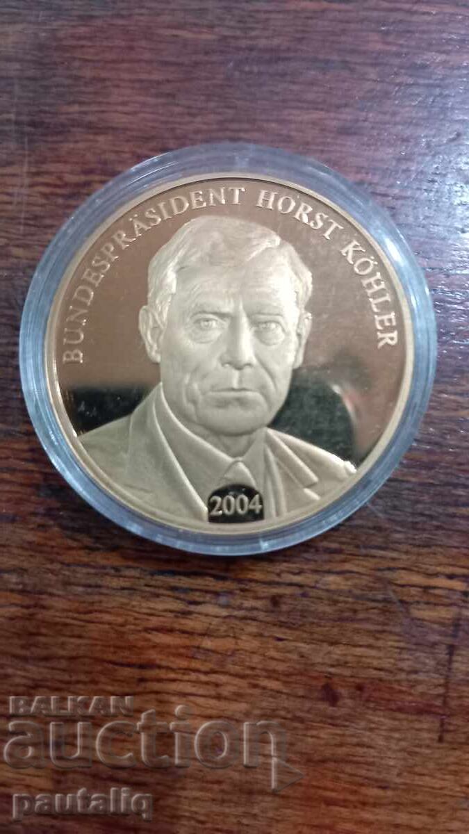 Πλακέτα επιχρυσωμένη Γερμανία 2004 Πλακέτα επιχρυσωμένη Γερμανία 2004