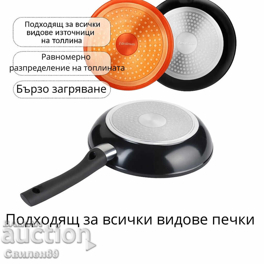 Set of 3 Cheffinger induction pans with removable handles with price 62.00 BGN | € 31.70