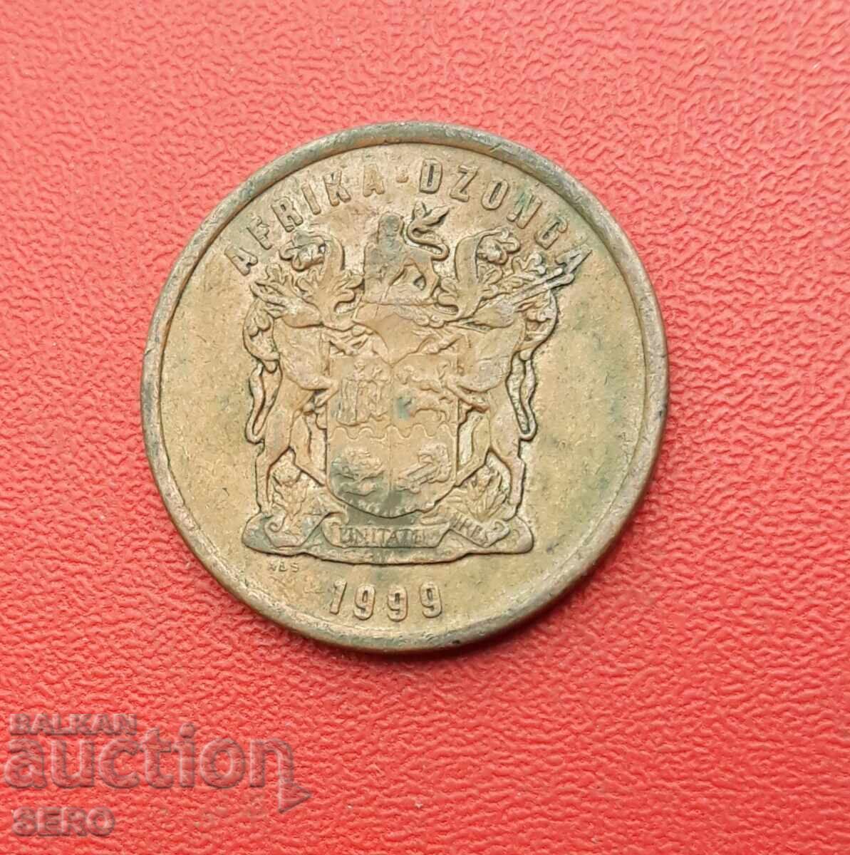 Νότια Αφρική - 5 σεντ 1999 με τιμή 0.40 BGN | € 0.20