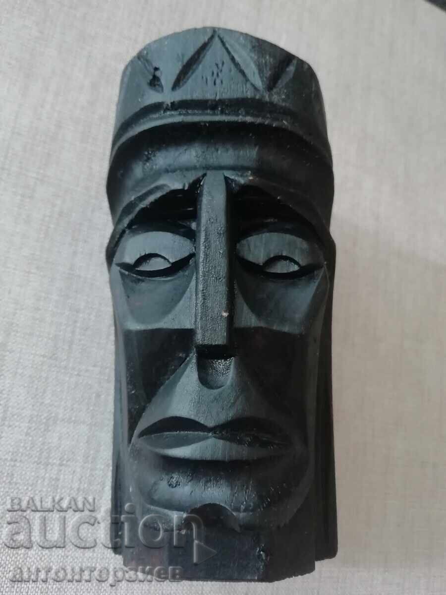 Plastic/Wood Carving: Totem - Stylized Head - 6