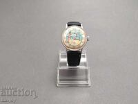 Raketa Hand-Wound Watch with Painted Dial