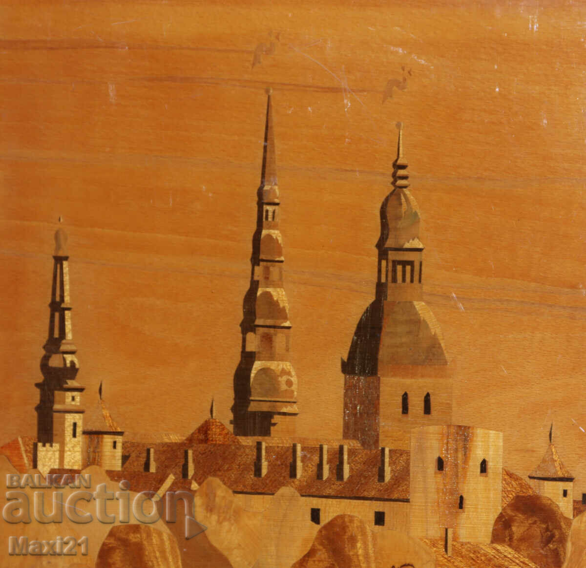 Παράδοση Πίνακας τοίχου, ξύλινο πάνελ, ΕΣΣΔ, ένθετο