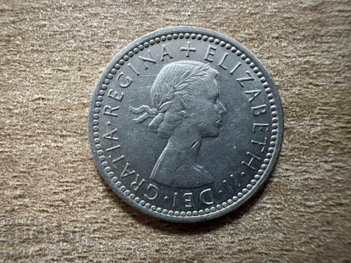 Великобритания - 6 пенса (1961) с цена 0.40 лв. | € 0.20 Великобритания - 6 пенса (1961) с цена 0.40 лв. | € 0.20