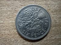 Великобритания - 6 пенса (1961)