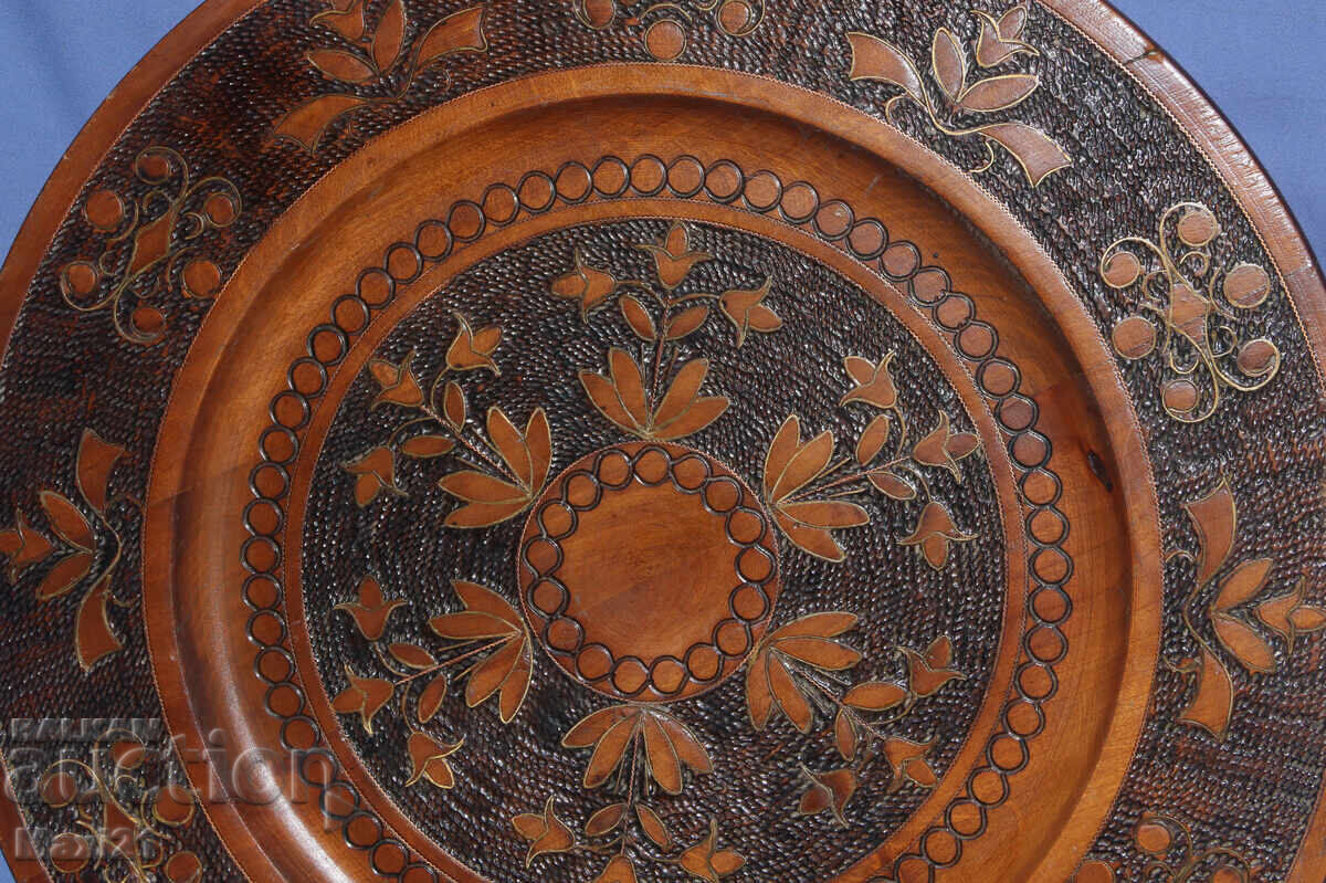 Delivery of Decorative Large Hand-Carved Wood Copper Brass