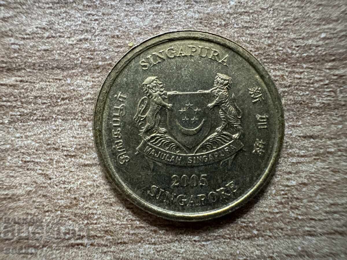 Singapore - 5 Cents (2005) with price 0.15 BGN | € 0.08 Singapore - 5 Cents (2005) with price 0.15 BGN | € 0.08