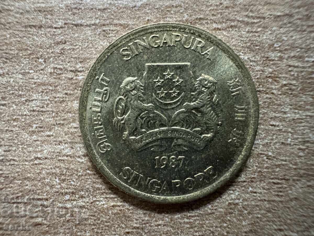 Singapore - 5 cenți (1987) cu preț 0.20 BGN | € 0.10
