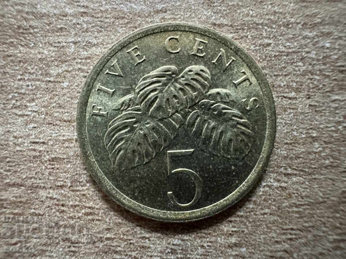 Singapore - 5 cenți (1987)