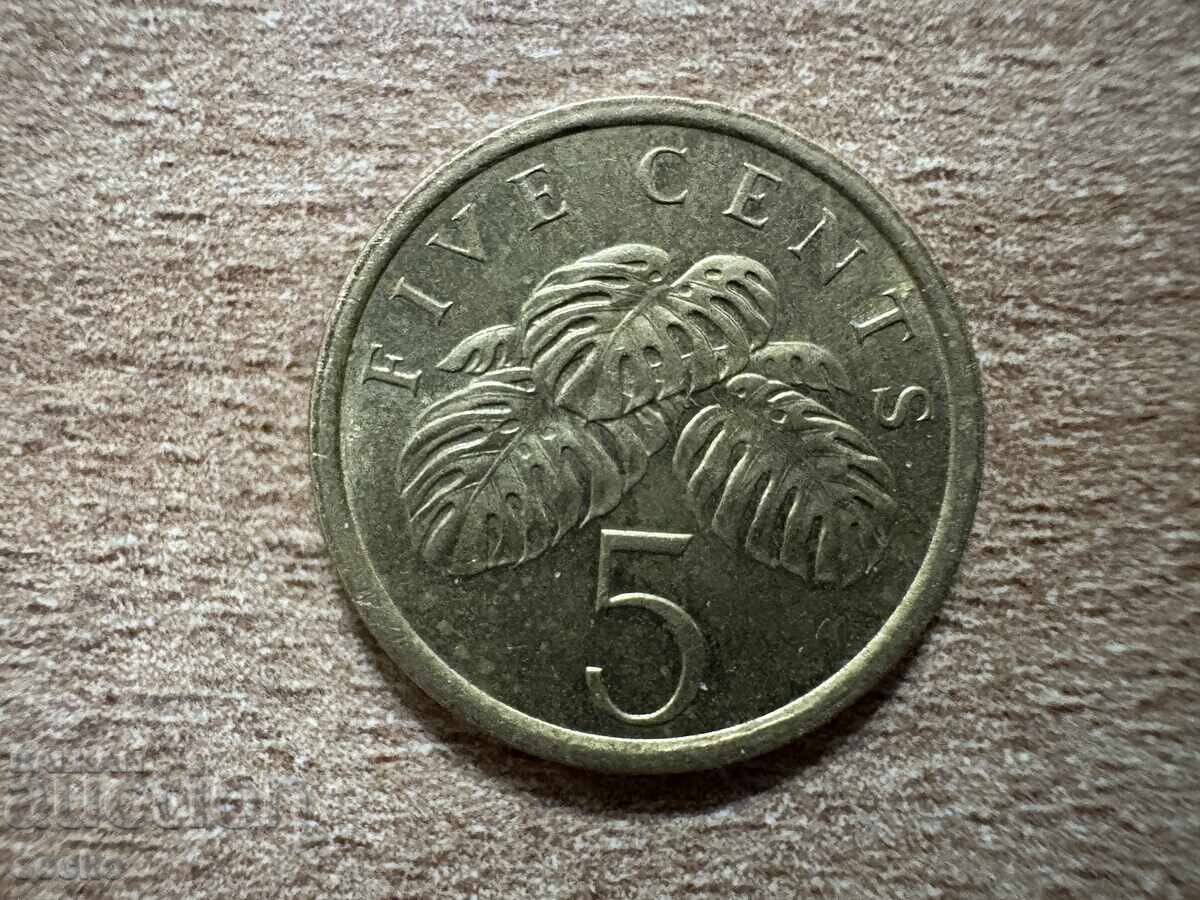 Σιγκαπούρ - 5 σεντ (1986)