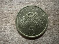 Σιγκαπούρ - 5 σεντ (1986)