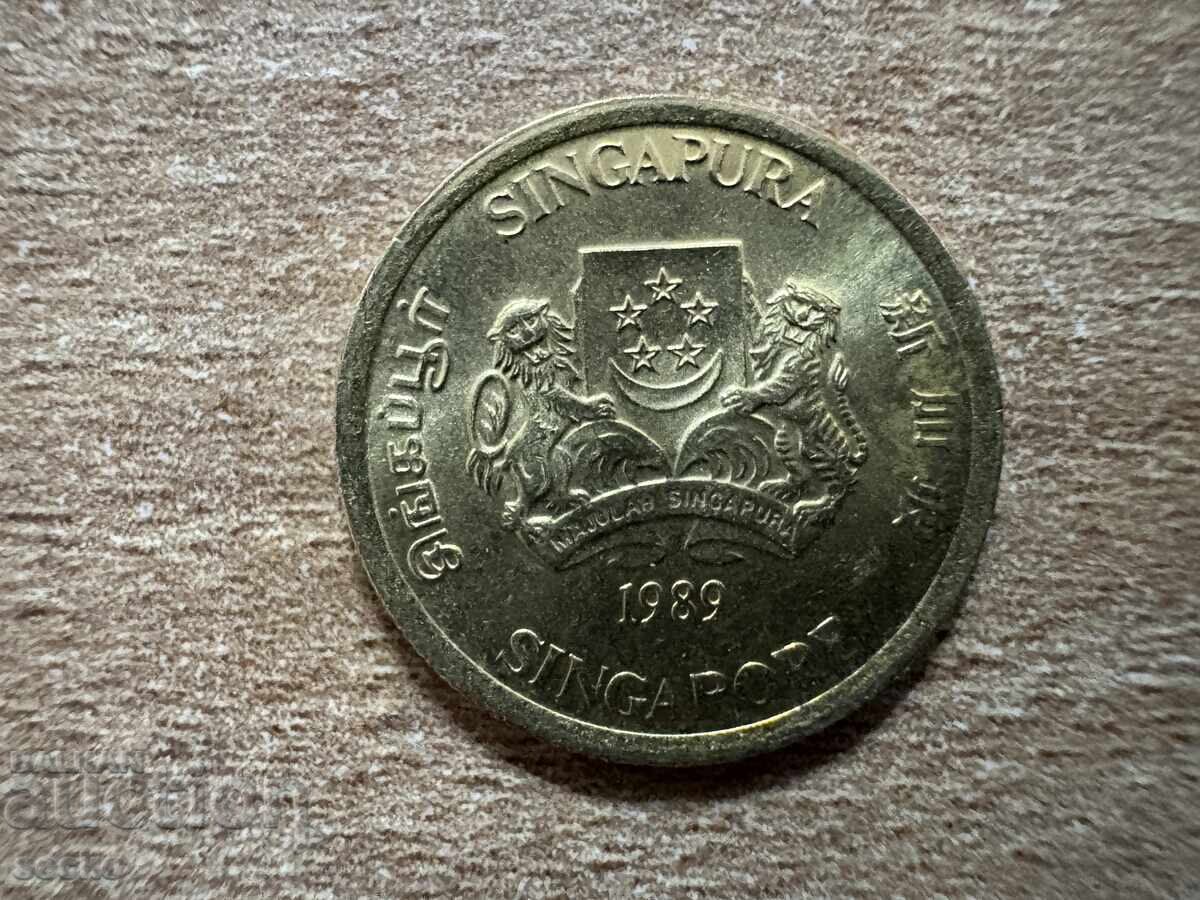 Σιγκαπούρη - 5 σεντ (1989) με τιμή 0.30 BGN | € 0.15 Σιγκαπούρη - 5 σεντ (1989) με τιμή 0.30 BGN | € 0.15