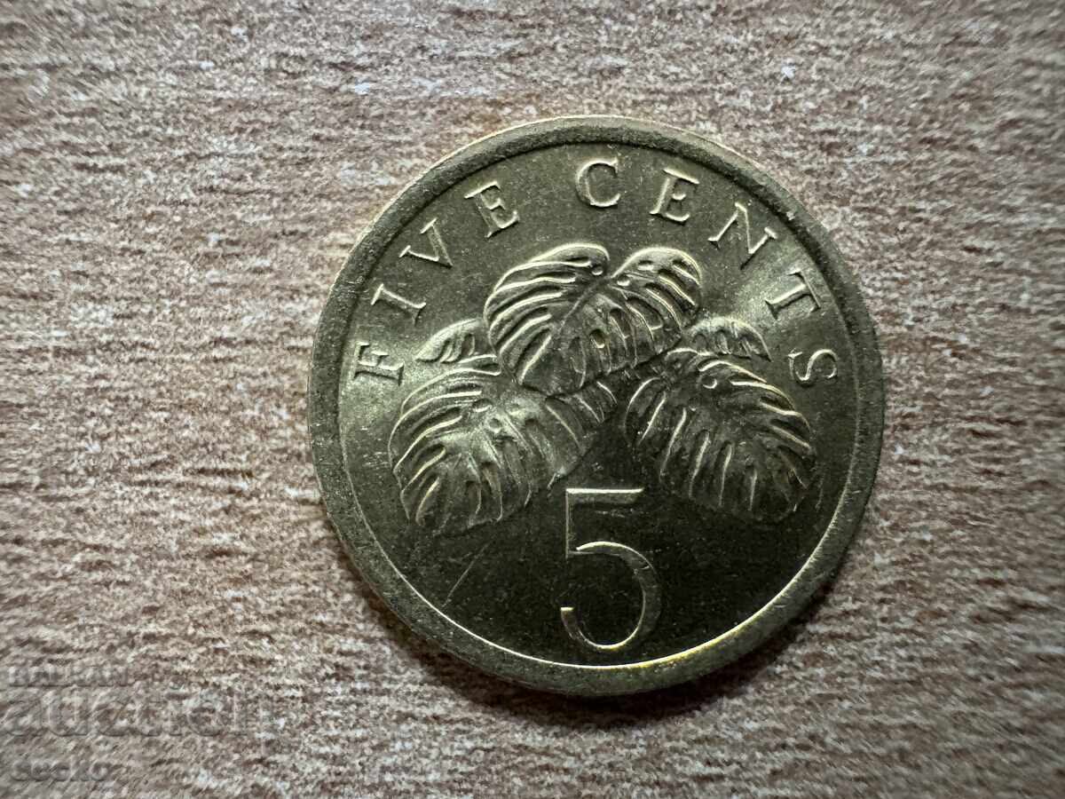 Σιγκαπούρη - 5 σεντ (1989) Σιγκαπούρη - 5 σεντ (1989)