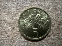 Σιγκαπούρη - 5 σεντ (1989)