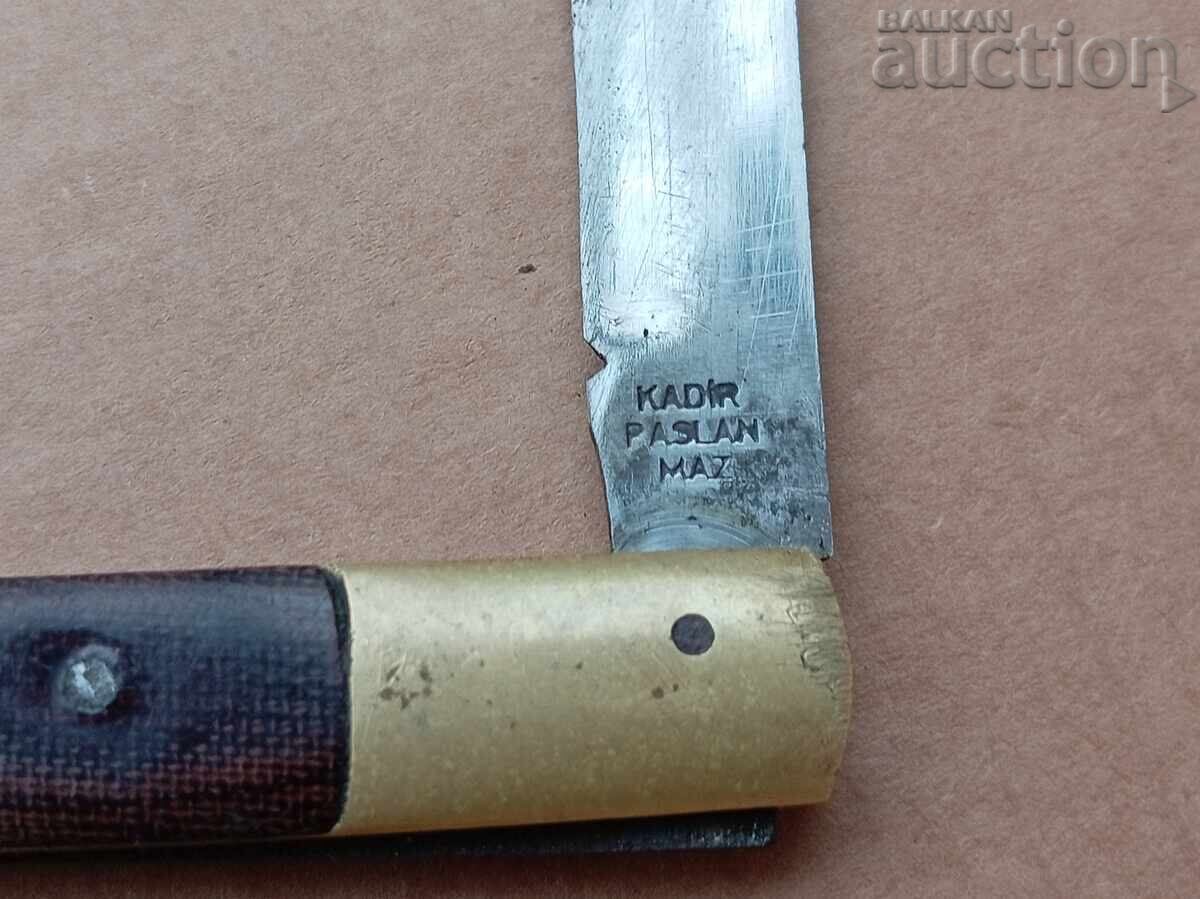 Retro Vintage Knife Turkey 60s Kadir Stainless - 5