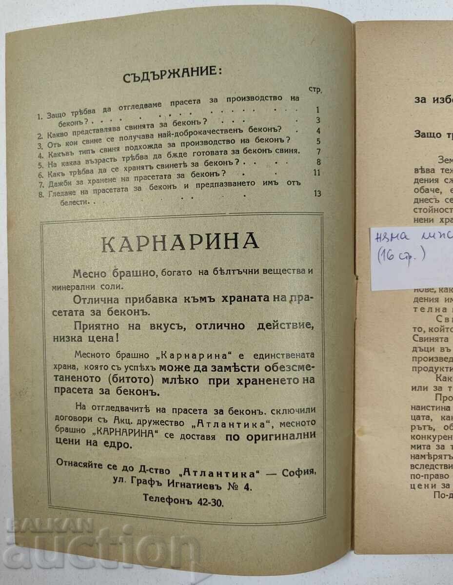 НАСТАВЛЕНИЯ ЗА ИЗБОР ОТГЛЕДВАНЕ ХРАНЕНЕ МЛАДИ СВИНЕ БЕКОН с цена 39.00 лв. | € 19.94 НАСТАВЛЕНИЯ ЗА ИЗБОР ОТГЛЕДВАНЕ ХРАНЕНЕ МЛАДИ СВИНЕ БЕКОН с цена 39.00 лв. | € 19.94