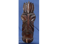 Panou din lemn sculptat manual mască