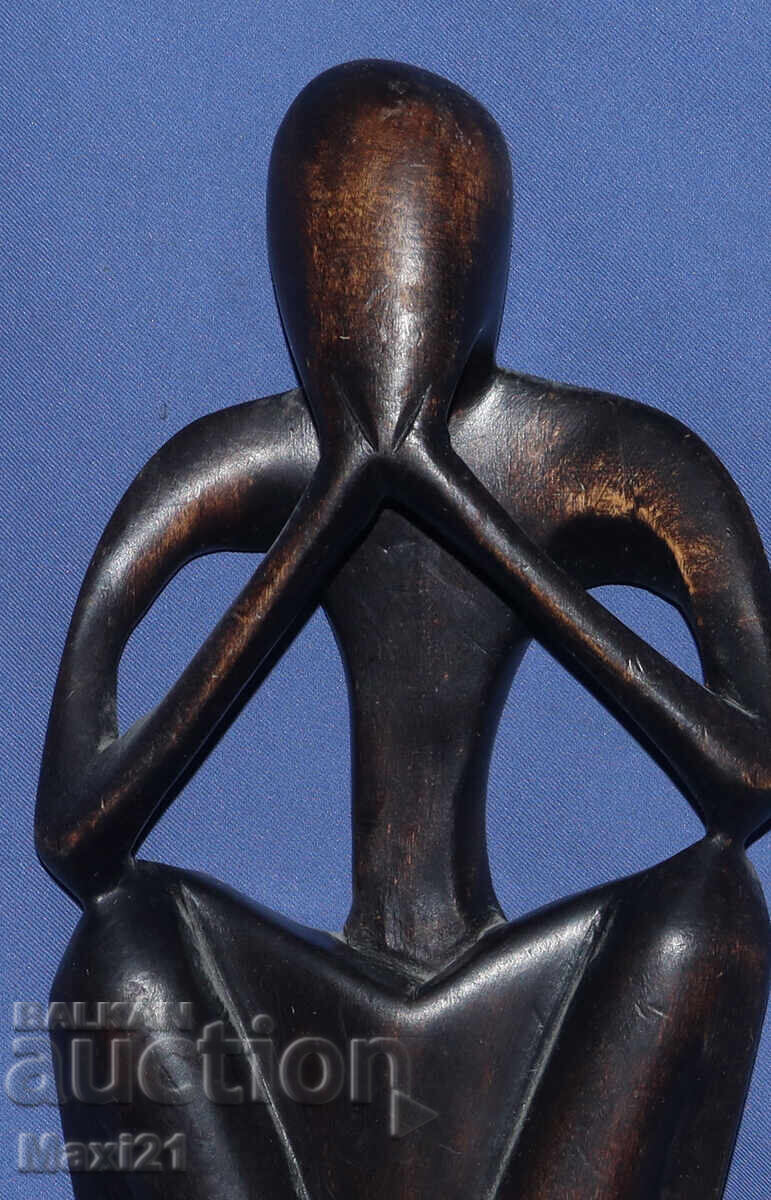 Παράδοση Χειροποίητη ξυλόγλυπτη γλυπτική στυλιζαρισμένη φιγούρα