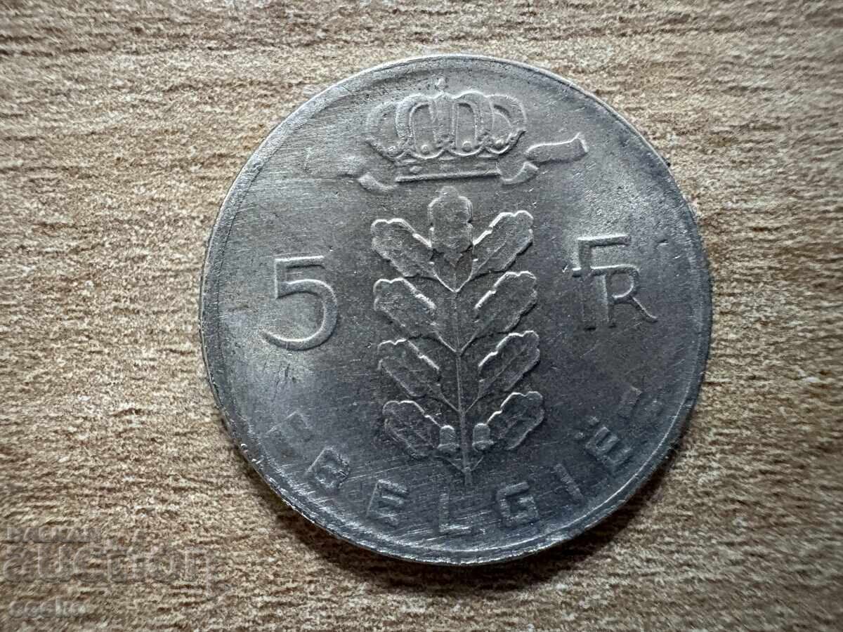 Belgia - 5 franci (1964) - BELGIA Belgia - 5 franci (1964) - BELGIA