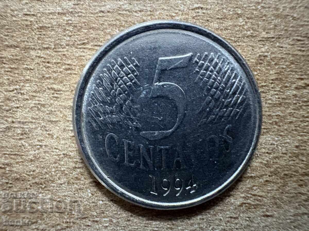 Βραζιλία - 5 σεντάβος (1994)