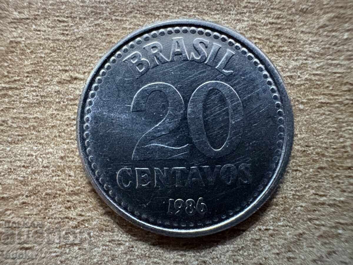 Βραζιλία - 20 σεντάβος (1986) Βραζιλία - 20 σεντάβος (1986)