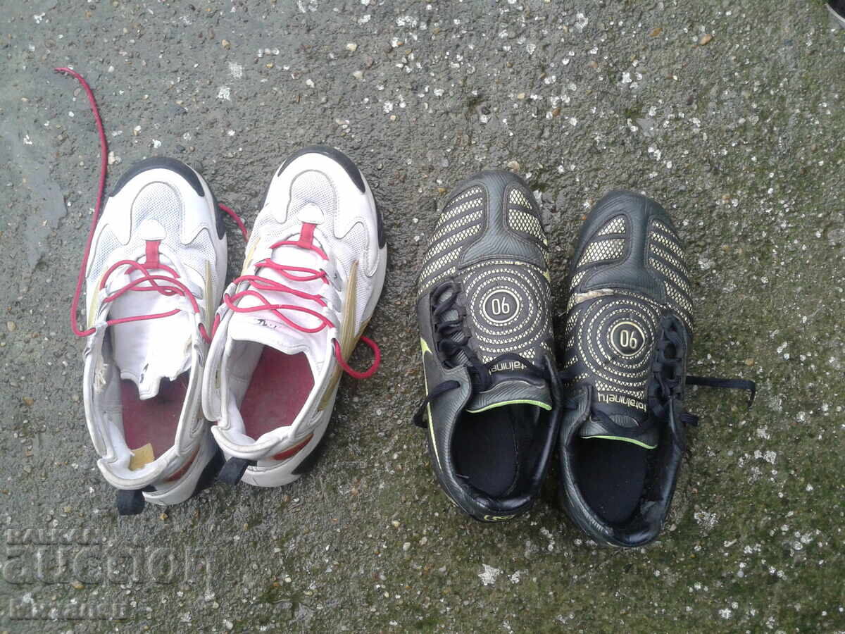Running shoes and cleats size 40 Running shoes and cleats size 40