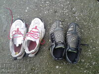 Running shoes and cleats size 40