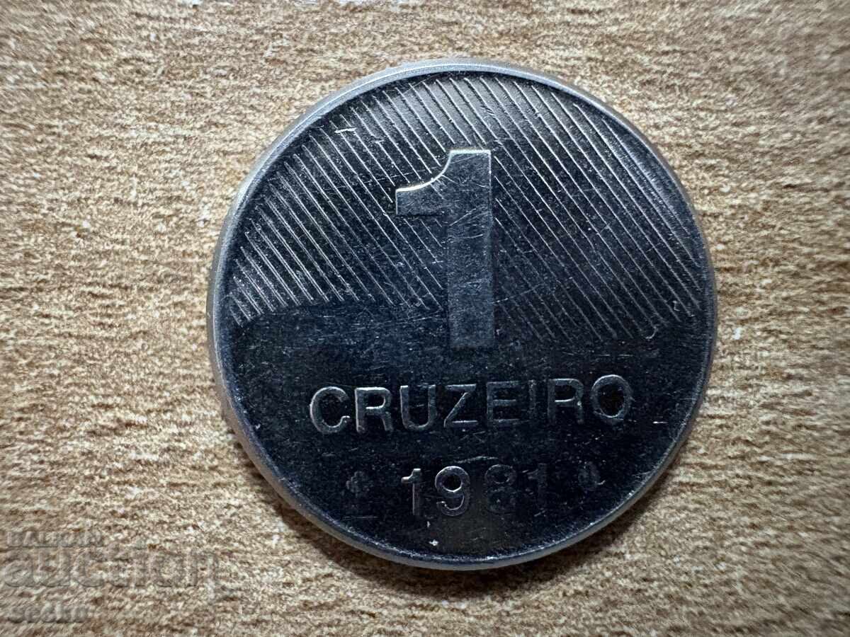 Brazilia - 1 cruzeiro (1981) Brazilia - 1 cruzeiro (1981)