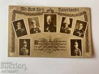 Postcard Germany Kaiser Wilhelm photos with orders WWI
