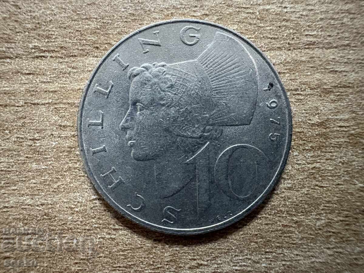 Αυστρία - 10 σελίνια (1975)