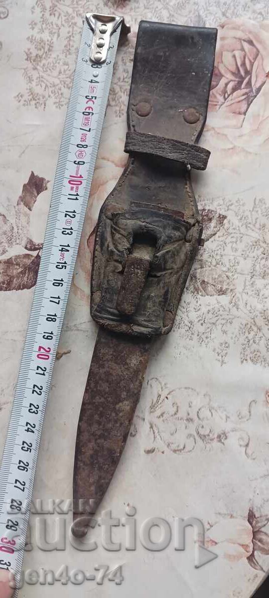 Cane for a trench knife Cane for a trench knife