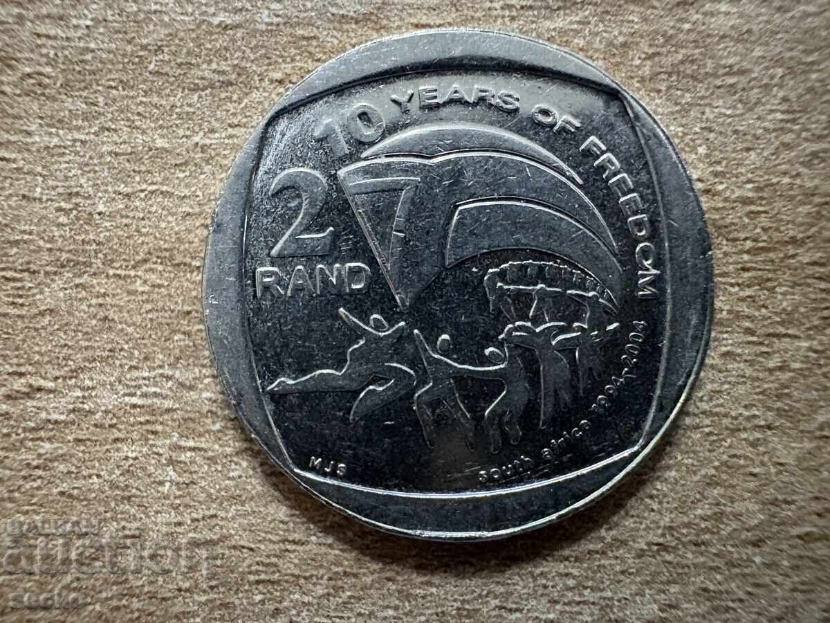 YUAR - 2 ραντ (2004) - 10 γρ. πρώτες γενικές εκλογές YUAR - 2 ραντ (2004) - 10 γρ. πρώτες γενικές εκλογές