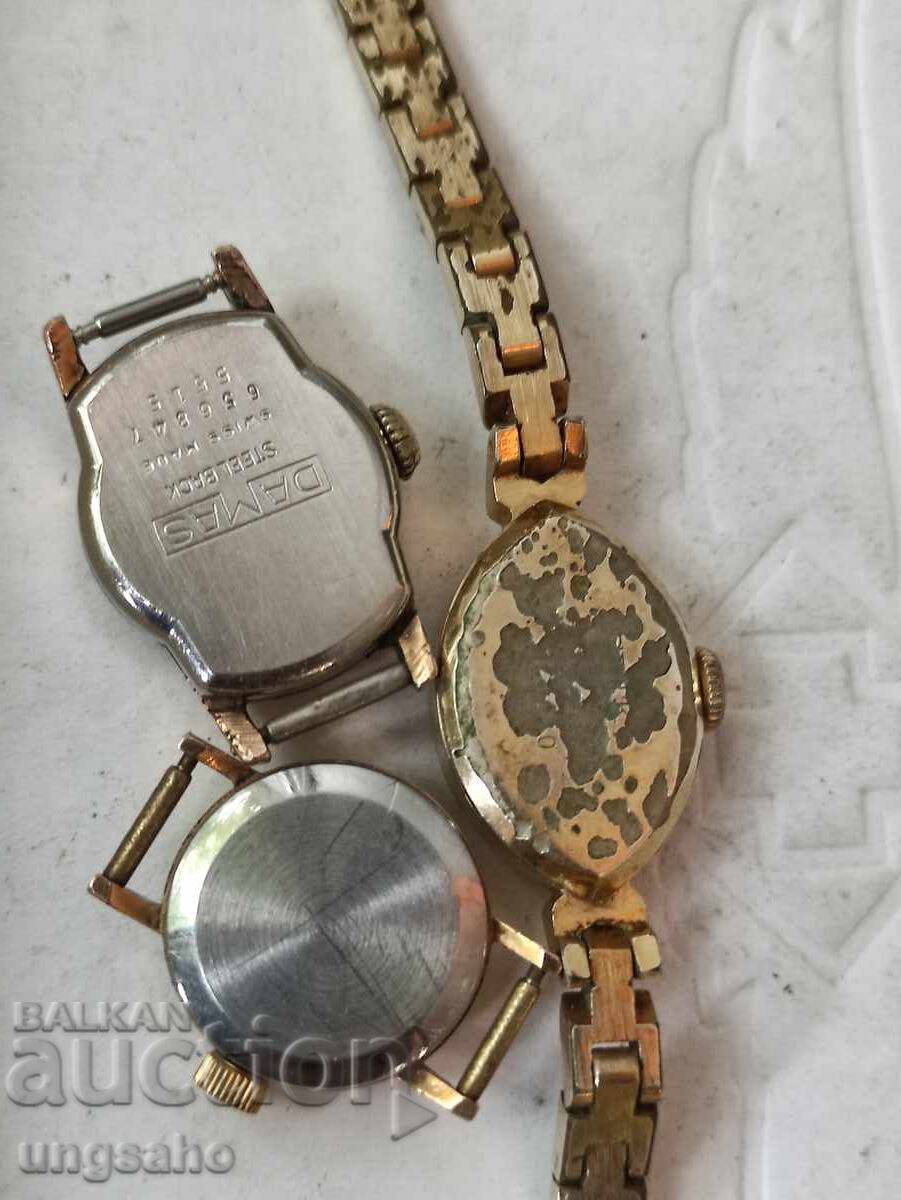 Позлатени Seiko,Damas,Chaika.Работещи. с цена 69.00 лв. | € 35.28