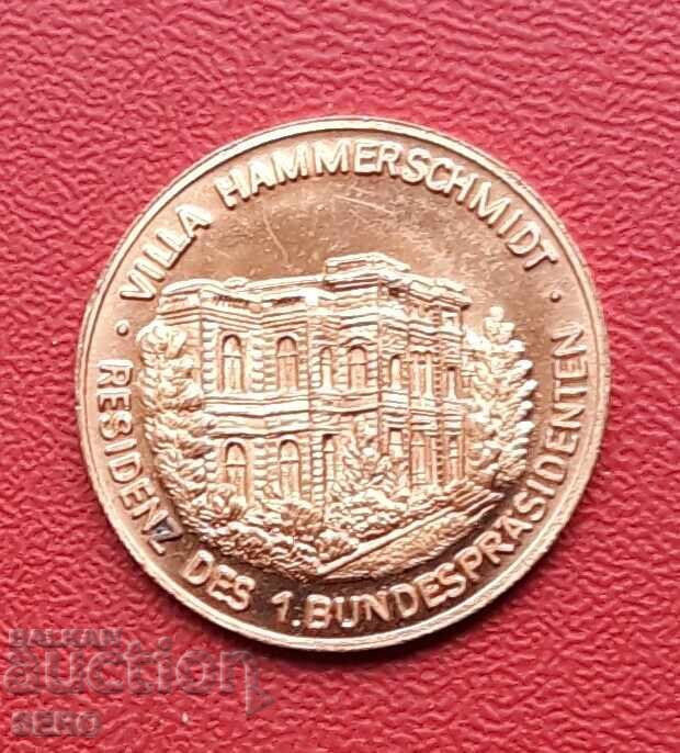 Медал-Германия-серия "Президенти"-Теодор Хес с цена 1.00 лв. | € 0.51