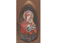 Icoană în relief Maica Domnului cu Pruncul