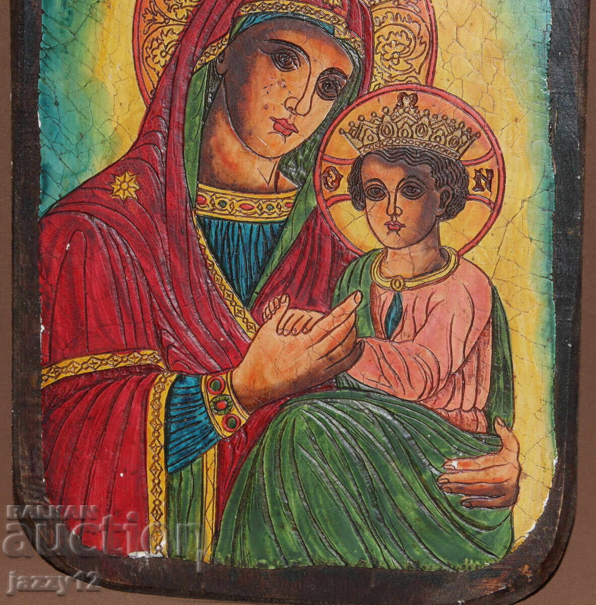 Delivery of Orthodox Icon on Wood, Theotokos with the Child Delivery of Orthodox Icon on Wood, Theotokos with the Child
