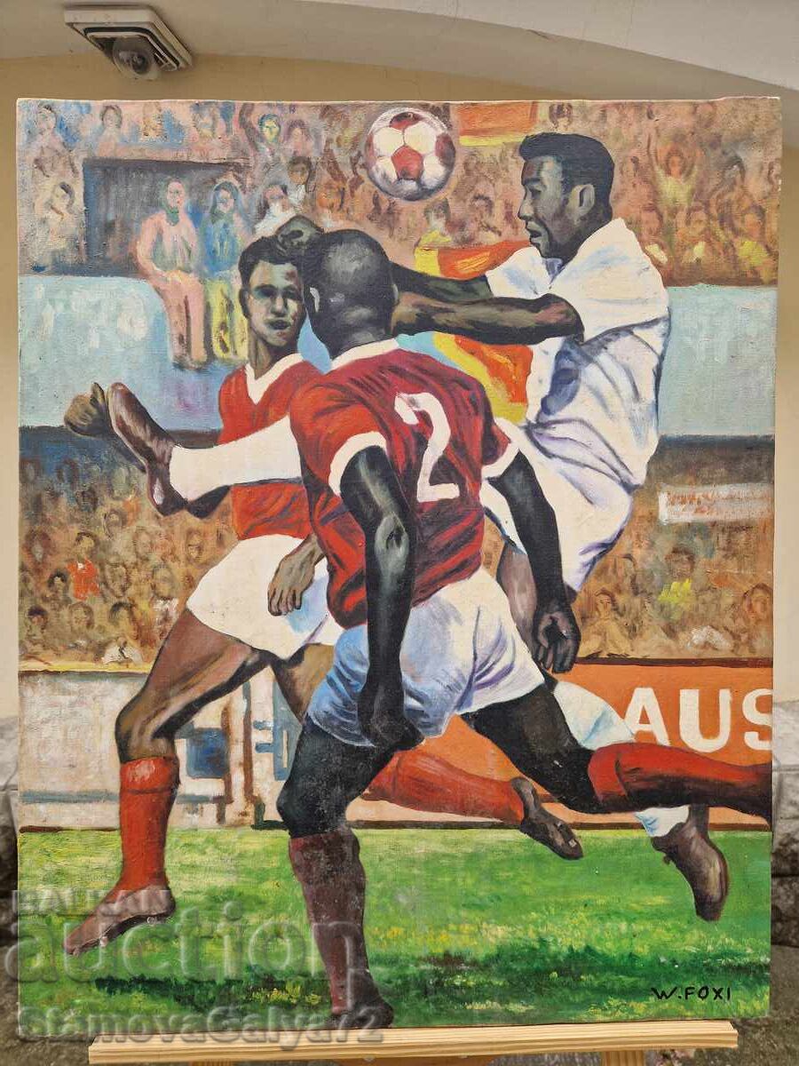 Licitație Excelent pictură antică în ulei pe pânză Licitație Excelent pictură antică în ulei pe pânză