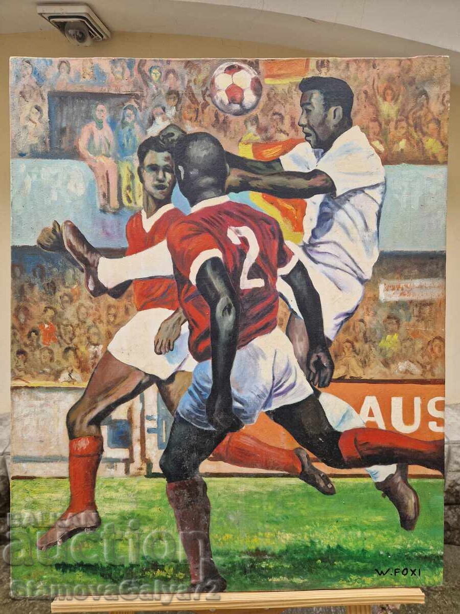 Auction Great antique oil on canvas painting Auction Great antique oil on canvas painting