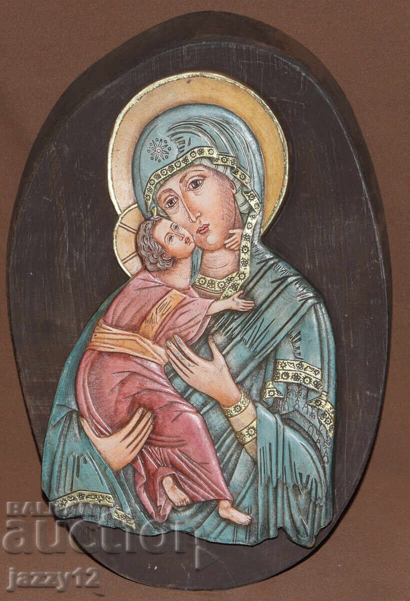 Relief Icon of the Virgin and Child