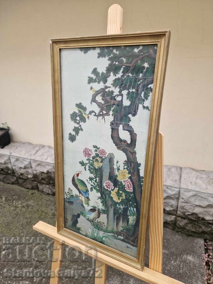 Beautiful Antique Chinese Silk Painting - 5