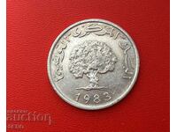 Tunisia-5 mm 1983