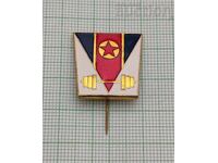 RIDICARE DE GREUTĂȚI COREEA DE NORD LOGO INSIGNĂ