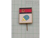 ΠΙΝΓΚ-ΠΟΝΓΚ ΒΟΡΕΙΑΣ ΚΟΡΕΑΣ ΛΟΓΟ ΣΗΜΑ