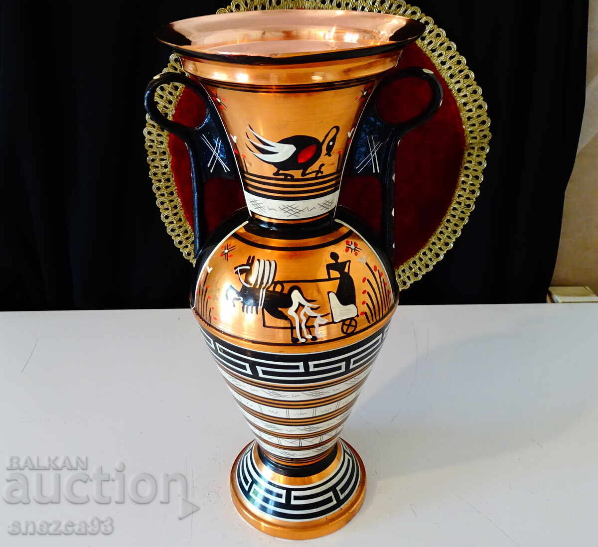 Медна кана,ваза,амфора,чиста червена мед 2.5 л. - 5 Медна кана,ваза,амфора,чиста червена мед 2.5 л. - 5